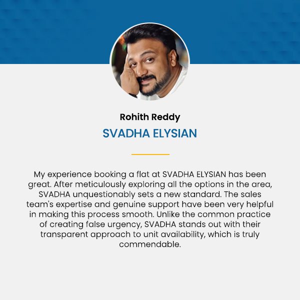rohit reddy testimonials