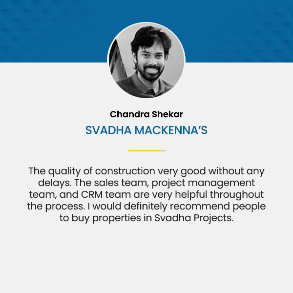 Chandra Shekar testimonials